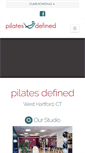 Mobile Screenshot of pilates-defined.com